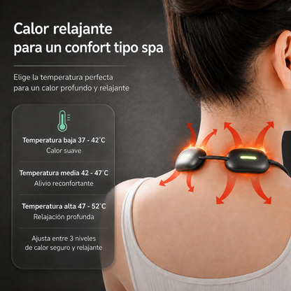 Masajeador de Cuello con Calor y Vibración